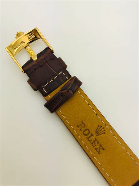 best leather straps on rolex|Rolex leather strap for women.